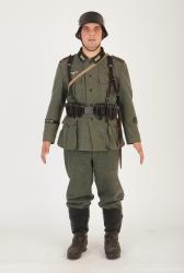  Photo man in German uniform with rifle WW II 3 
